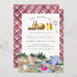 Carte En bas par le Creek   Parti de pool cendou