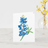 Carte En blanc du Bluebonnet 2 (Fleur jaune)