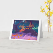 Carte En bord de mer, Gauguin (Fleur jaune)