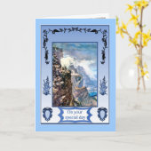 Carte En ce jour spécial, chèvre des montagnes (Fleur jaune)