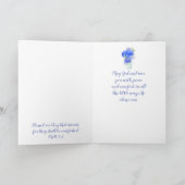 Carte En cette période de perte, Écriture Confort Flower (Intérieur)