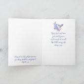 Carte En cette période de perte, oiseau de confort des É (Intérieur)