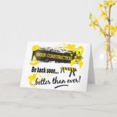 Carte En construction Sarcoma (Fleur jaune)