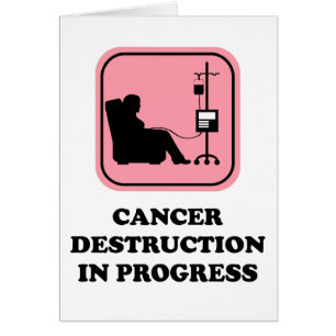 Carte en cours de destruction de Cancer avec le