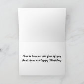 CARTE EN DESSOUS ET VIDE=GROUPE ANNIVERSAIRE (Intérieur)