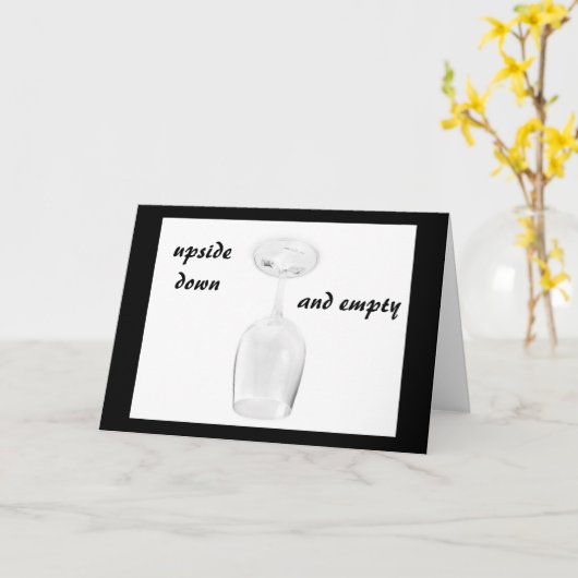 CARTE EN DESSOUS ET VIDE=GROUPE ANNIVERSAIRE (Fleur jaune)