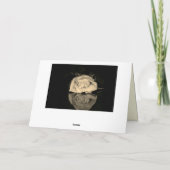 Carte En deuil silencieux avec rose jaune (Dos)