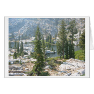 Carte en fer à cheval de lac