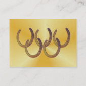 Carte en fer à cheval de profil (Dos)