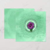 Carte En floraison (Devant / Derrière)