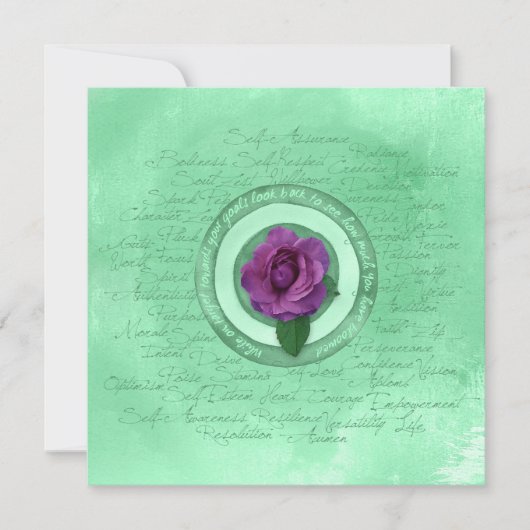 Carte En floraison (Devant)