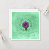 Carte En floraison (Devant/Arrière en situation)