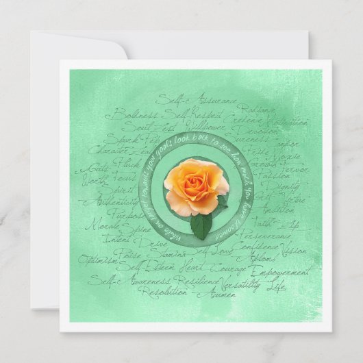 Carte En floraison (Devant)