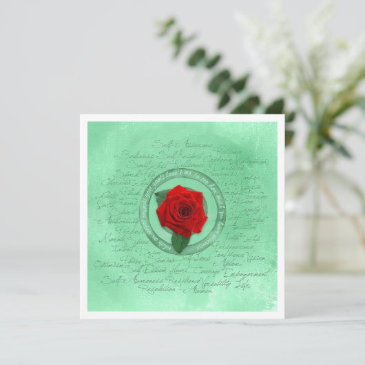 Carte En floraison (Debout devant)