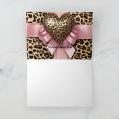 Carte en forme de cœur pour la Saint-Valentin avec (Intérieur)