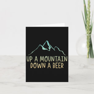Carte En Haut D'Une Montagne En Bas D'Une Randonnée De B