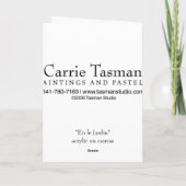 Carte En le Jardin (Dos)