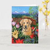 Carte En le Jardin (Fleur jaune)