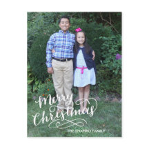 Carte en lettres de vacances de main