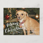 Carte en lettres de vacances de main (Devant)