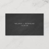 Carte en ligne RSVP pour mariage en damboard simpl (Dos)