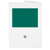 Carte en marbre vert et or pliée (Dos)