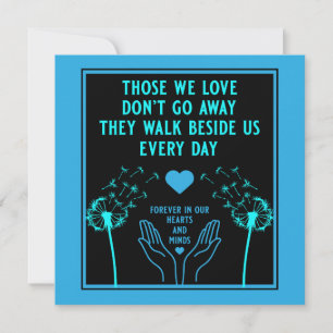 Carte En Mémoire Bereavement Et Perdre Photo Impression