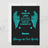 Carte En Mémoire Bereavement Et Perte (Devant)