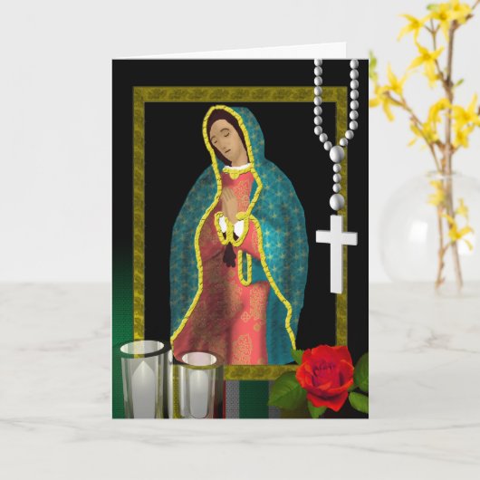 Carte En mémoire de (Fleur jaune)