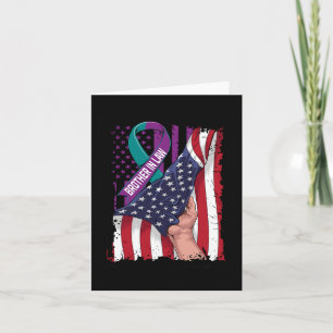 Carte En mémoire de Brother in Law Suicide Awareness USA