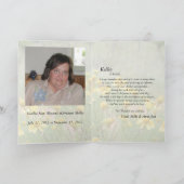 Carte En mémoire de votre mère (Intérieur)