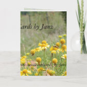 Carte En mémoire de votre tante (Dos)