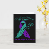 Carte En Mémoire Prévention du Suicide Sensibilisation (Fleur jaune)