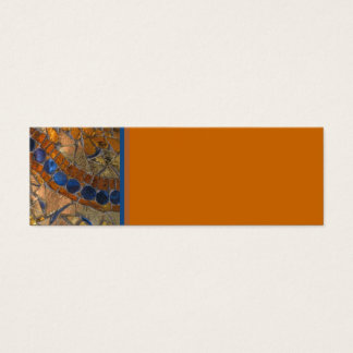 Carte en mosaïque orange