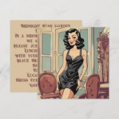 Carte en noir : Beauté sans effort LBD (Devant / Derrière)