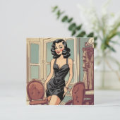 Carte en noir : Beauté sans effort LBD (Debout devant)