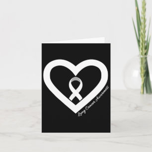Carte En Novembre, Nous Portons Blanc Lung Cancer Sensib