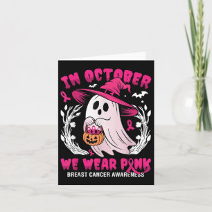 Carte En Octobre Nous Portons Le Ghost Ghost Witch Cance