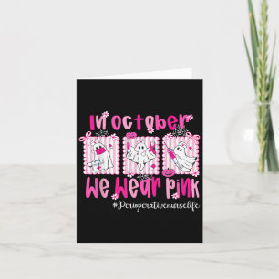 Carte En Octobre Nous Portons Pink Périoperative Nurse