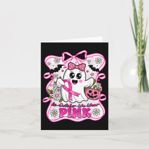 Carte En Octobre Nous Portons Rose Ruban Rose Cancer Sei