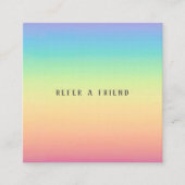 Carte en pastel de référence de client d'Ombre (Devant)