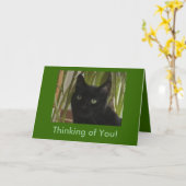 Carte En pensant à toi ! (Fleur jaune)