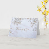 Carte En pensant à vous (Fleur jaune)
