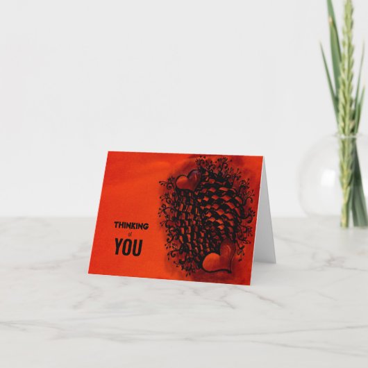 Carte En pensant à vous (Devant)