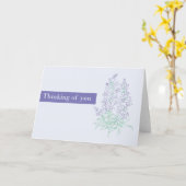 Carte En pensant à vous (Fleur jaune)
