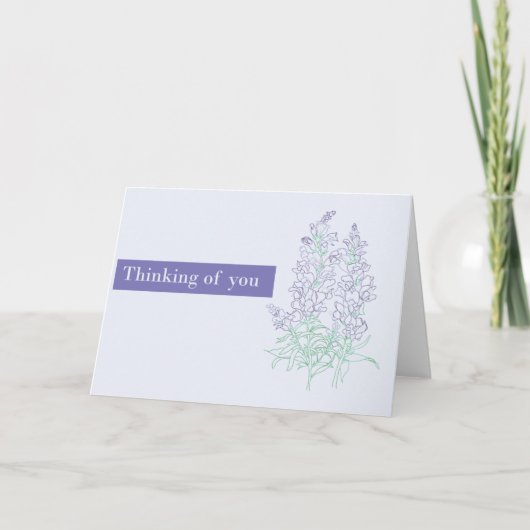 Carte En pensant à vous (Devant)