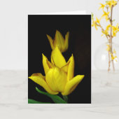 Carte En pensant à vous ! (Fleur jaune)