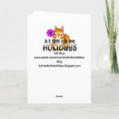 Carte En pensant à vous à la Fête nationale des filles (Dos)