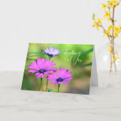 Carte En pensant à vous avec des fleurs (Fleur jaune)