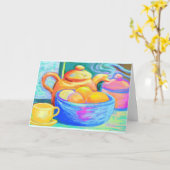 Carte En pensant à vous de loin (Fleur jaune)